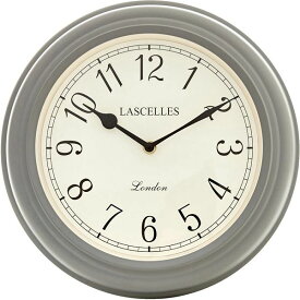 ロジャーラッセル　Roger Lascelles　掛け時計　Lascelles Classic Wall Clock GREY 32cm ロジャーラッセル時計　LC-LASC-GREY　壁掛け時計　ウォールクロック　時計　英国　レトロ