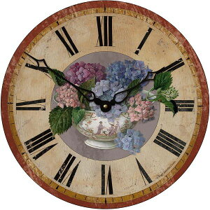 AeB[NłIW[bZ|vRogerLascelles|v@HYDRANGEA MOTIF WALL CLOCK@Ǌ|v@PUB-HYDRANGEAS