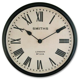 大型掛け時計 レトロデザイン ロジャーラッセル掛け時計　SMITHスミス掛け時計 RogerLascelles掛け時計 Smiths Large Retro Clock 50cm　ロジャーラッセル時計　SM-LM-ROMAN