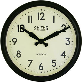 ロジャーラッセル　SMITHスミス掛け時計　RogerLascelles　Smiths Retro Clock 38cm　ロジャーラッセル時計　SM-RETRO-BLACK　壁掛け時計　時計　ウォールクロック　レトロ
