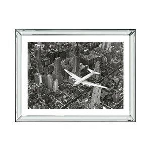 �s�N�`���[�A�[�g�@�}���n�b�^���t���[�� DC-4 OverManhattan�@�u�}���n�b�^�����@DC4�v88cm×68cm�@BVL275