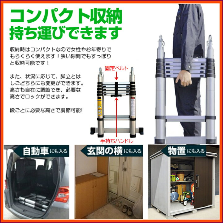楽天市場】D 2.5m脚立 5mはしご 2.50m脚立 5.0mはしご 250cm脚立 
