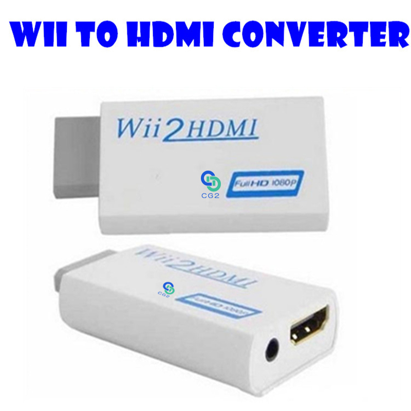 Wiiの画質アップに必需アイテム Wii to HDMI 正規品 コンバーター HDMI変換アダプタ アップコンバーター セール特価 BOX メール便送料無料 CONVERTER TO セール開催中最短即日発送 480p WiiをHDMI接続に変換