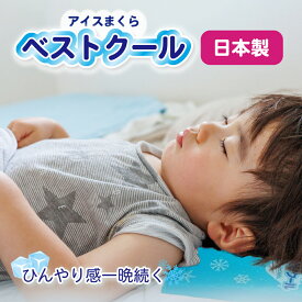 【日本製】アイスまくら ベストクール 17×26cm 繰り返し使える【送料無料】650g クール ひんやり 夏 熱中症 熱中症対策 アイス枕 アイスまくら まくら 氷枕 こおり枕 冷却枕 発熱 熱 風邪 熱冷まし 寝苦しい夜 冷感
