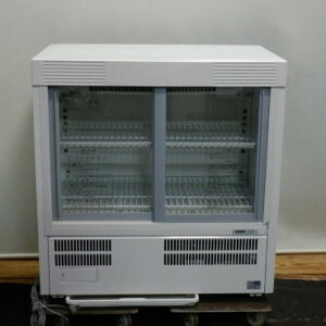 【中古】2011年製 サンヨー 冷蔵ショーケース SMR-U45NB 棚1段 W750D450H800mm 76L 53kg 100V 中ビン45本 アンダーカウンター
