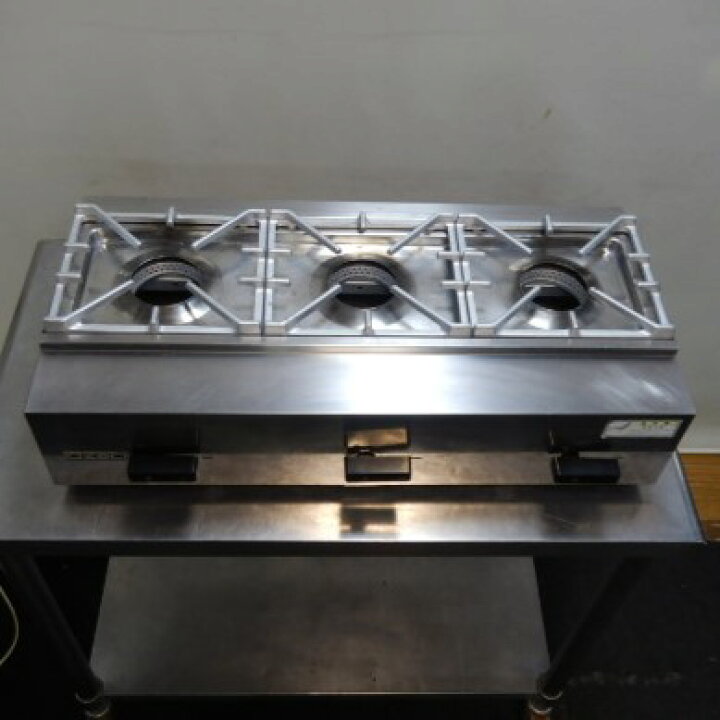 楽天市場】【中古】オザキ OZK3III LP ガス テーブル 3口 コンロ 自動 