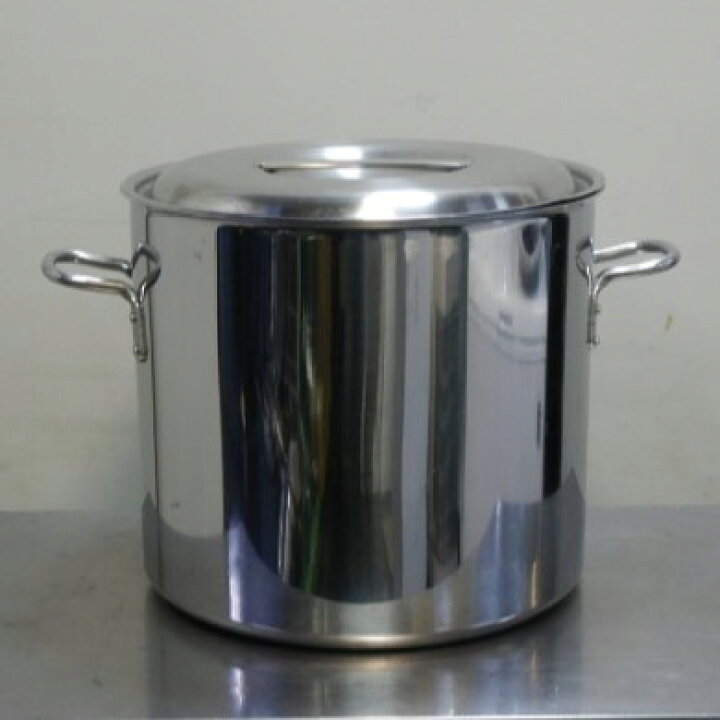 楽天市場】【中古】TKG トリノ ステンレス 寸胴 鍋 両手 39cm ふた付 