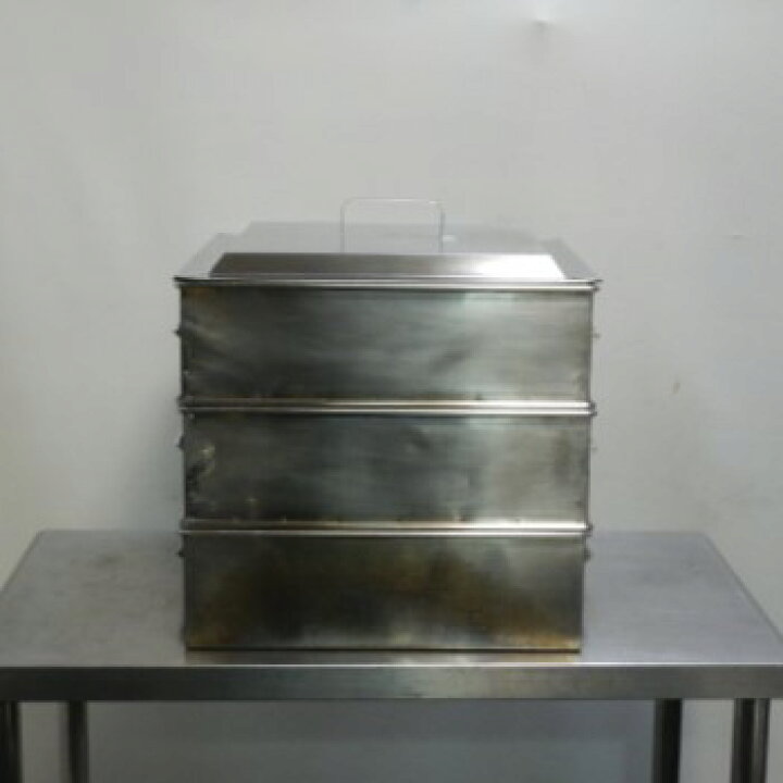 楽天市場】【中古】1 SA 業務用ステンレス 角蒸し器 42cm 2段 内寸 