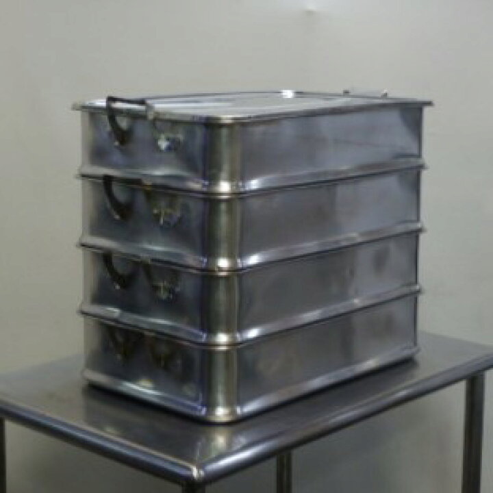 楽天市場】【中古】【4枚+ふた1セット】IKD 18-8 ステンレス 抗菌 給食 