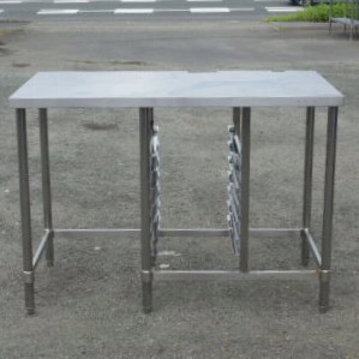 楽天市場】【中古】業務用 ステンレス 作業台 W126 D69 H90cm 2/3 