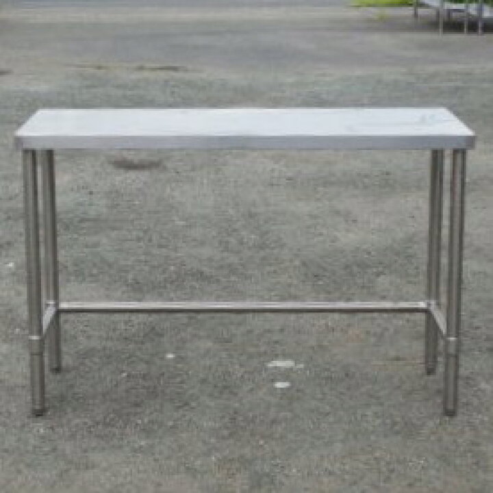 楽天市場】【中古】業務用 ステンレス 作業台 W120 D45 H80cm 厨房 3方 