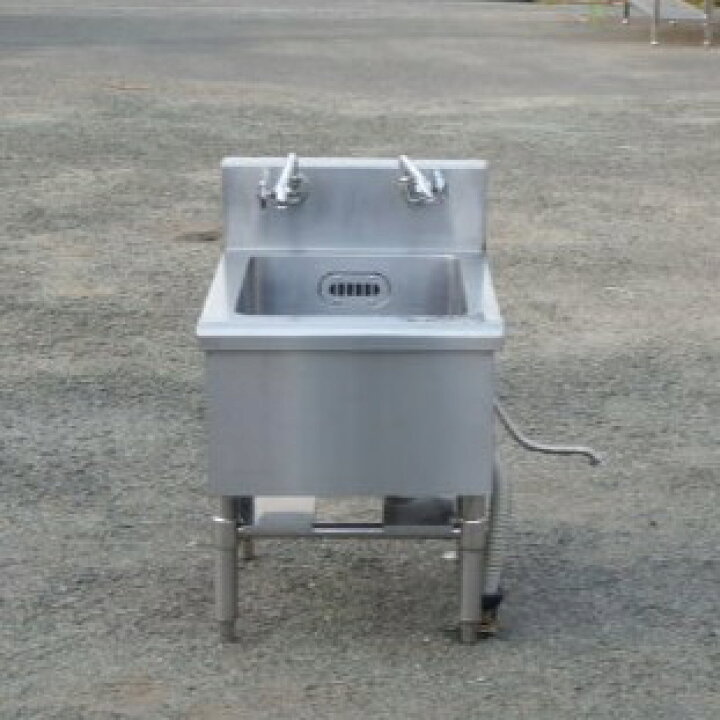 楽天市場】【中古】業務用 ステンレス 1槽 低 シンク W45 D60 H55(+15 