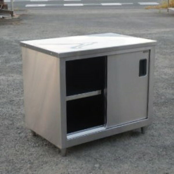 楽天市場】【中古】タニコー 業務用 ステンレス 扉付き 作業台 調理台 