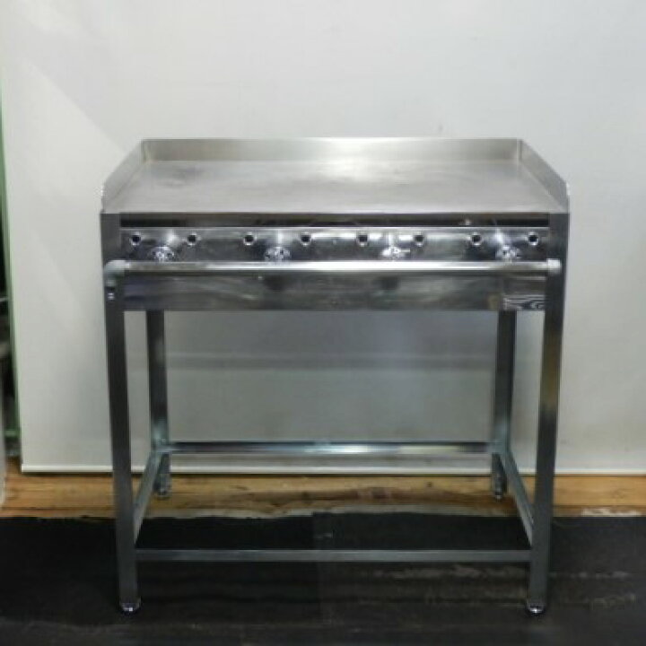 楽天市場】【中古】業務用 LPガス グリドル 鉄板 焼 機 脚付 焼面 