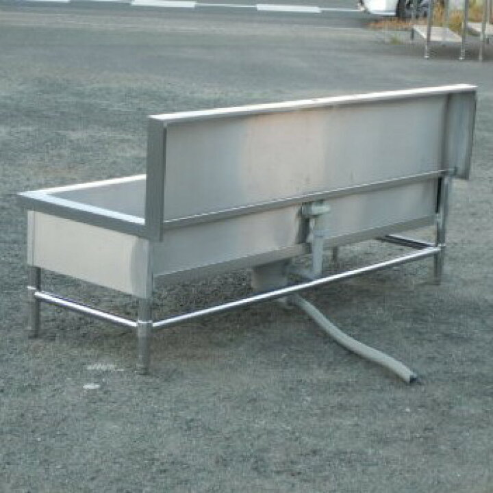 楽天市場】【中古】業務用 ステンレス 1槽 低 シンク W160 D60 H45(+30 