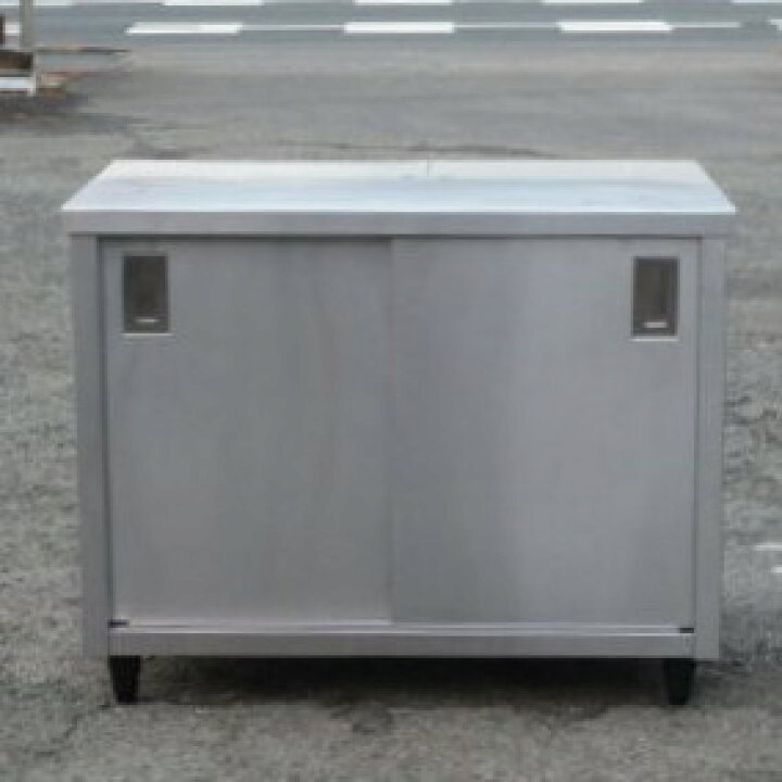 楽天市場】【中古】業務用 ステンレス 扉付き 作業台 調理台 W100 D60