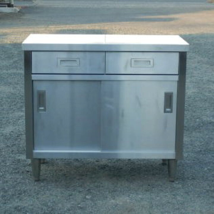 楽天市場】【中古】マルゼン 業務用 ステンレス 引出付 調理台 扉付き 
