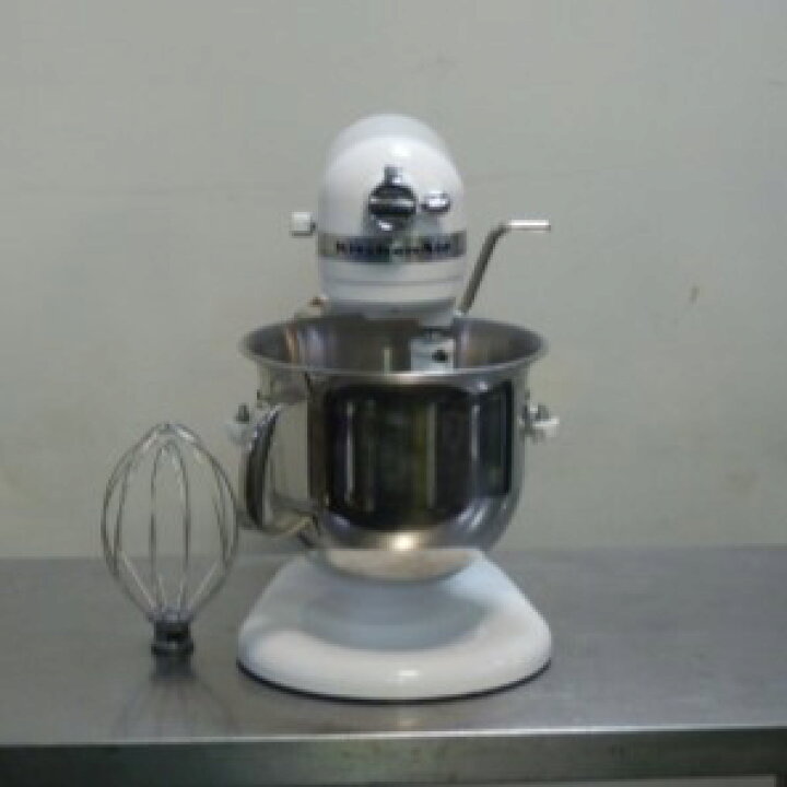楽天市場】【中古】キッチンエイド KSM6573CWH スタンドミキサー 6QT 