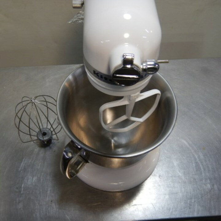 楽天市場】【中古】キッチンエイド KSM6573CWH スタンドミキサー 6QT 