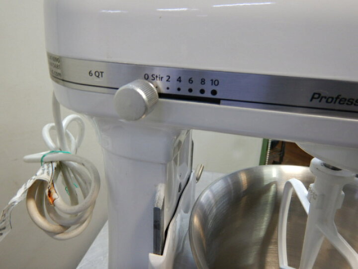 楽天市場】【中古】キッチンエイド KSM6573CWH スタンドミキサー 6QT 
