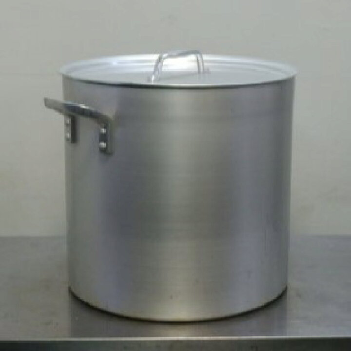 楽天市場】【中古】1業務用 アルミ 寸胴鍋 39cm 外寸Wφ397H376mm 厚 