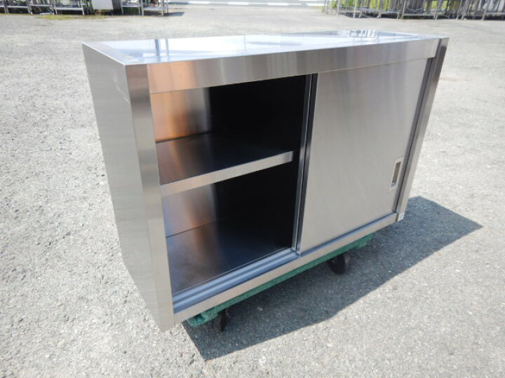 4487-0）☆厨房機器☆SINKO/吊り戸棚/戸棚/ステンレス/飲食/W900×D300 