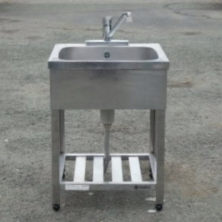 楽天市場】【中古】2 アズマ 業務用 ステンレス 1槽 シンク W60 D60 