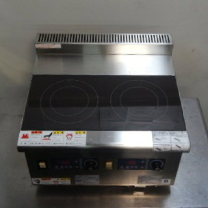 楽天市場】【中古】2015年製 ニチワ MIR-1.3WY 業務用 2口 IH コンロ 