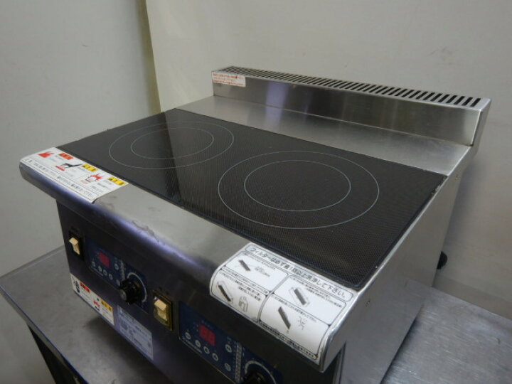 楽天市場】【中古】2015年製 ニチワ MIR-1.3WY 業務用 2口 IH コンロ 