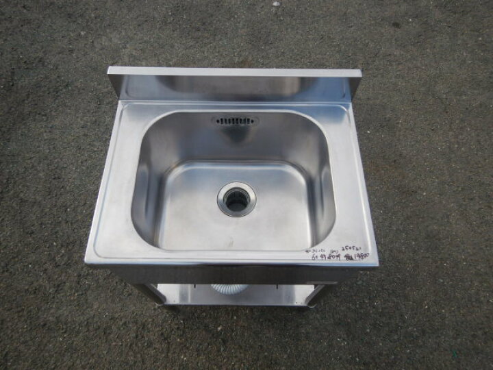 楽天市場】【中古】業務用 ステンレス 1槽 シンク W600 D450 H805(+90 