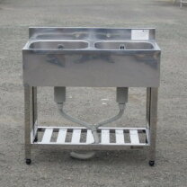 楽天市場】2槽 シンク w900の通販