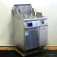 【中古】2013年製 タニコー TU-60N 角槽 LPガス ゆで麺 機 ラーメン釜 6テボ W60D60H80(+25)cm 50L 茹で…