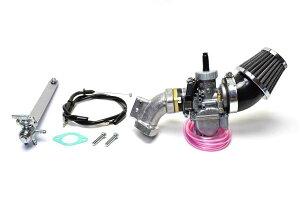 クリッピングポイント製ビッグキャブ24Φ&クリーナーキット(KEIHIN)(ビッグバルブヘッド用)適合:プレスカブ50(キャブ車)