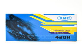 KMC製 シルバードライブチェーン420H適合：スーパーカブ50(キャブ車)