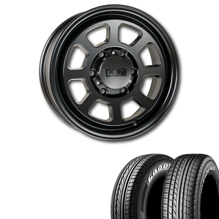 楽天市場】215/65R16 選べるタイヤセット / KG Wheels KW01-02 16×6.5J 