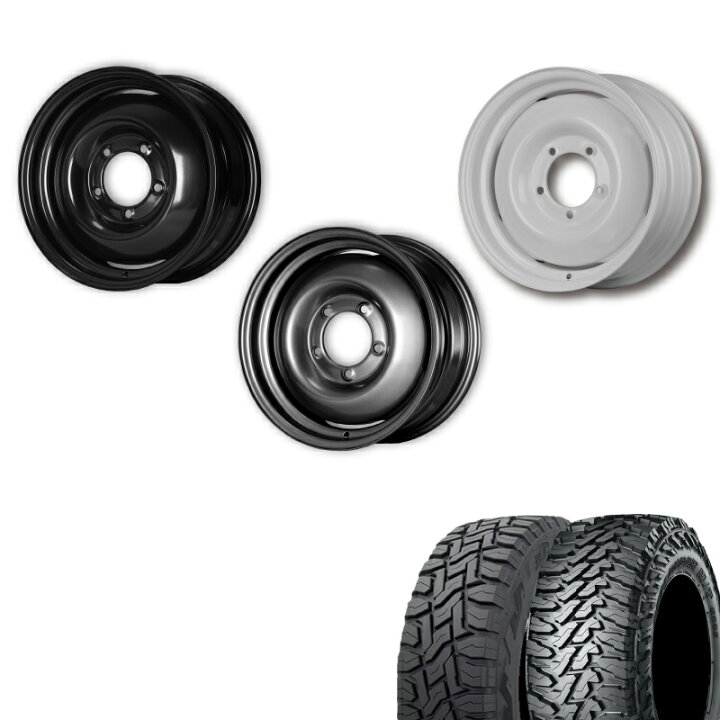 楽天市場】185/85R16 選べるタイヤセット / オールドスタイルスチール 