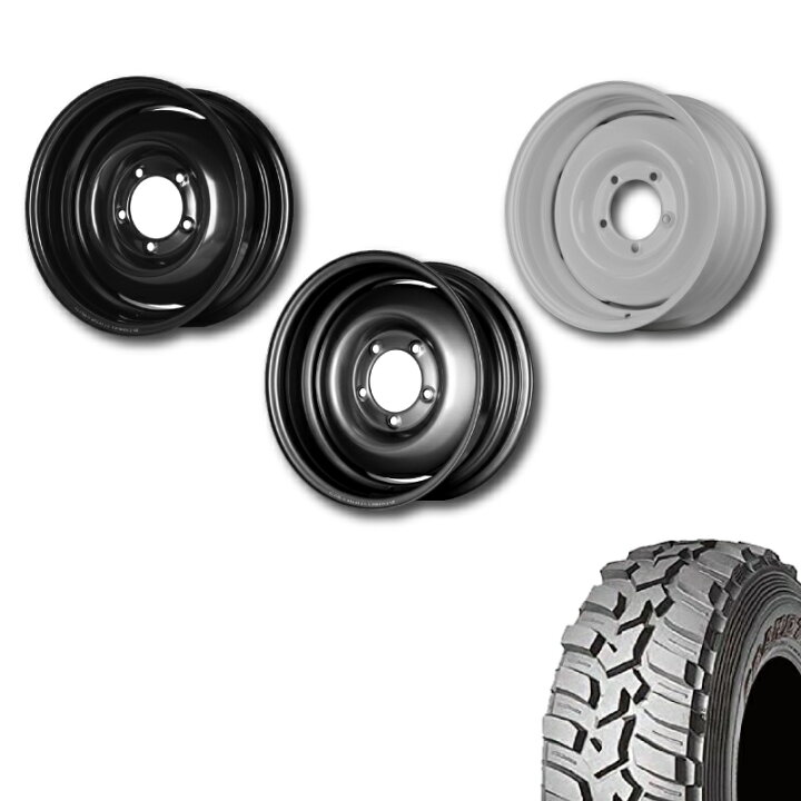 楽天市場】7.50R16 タイヤセット / オールドスタイルスチールホイール 