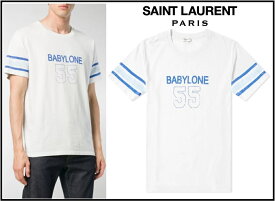 ●【サンローラン】◆XS◆BABYLONE55デストロイドTシャツ(株)ケリング【送料無料】