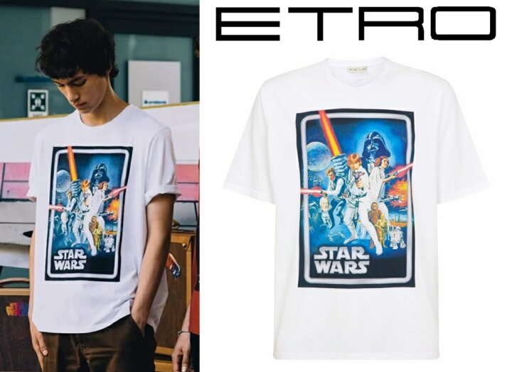 楽天市場】○エトロ◇『スター・ウォーズ』コラボTシャツ白 