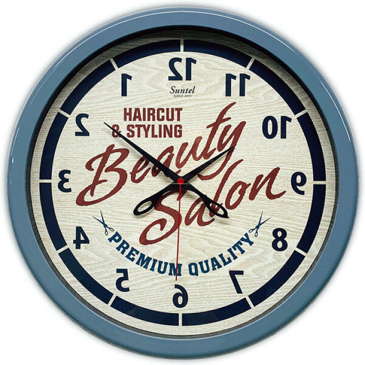 楽天市場】新生活 卒業祝い 逆転時計 美容院 美容室 理容室 床屋 壁掛け時計 壁掛け さんてる グレー クォーツ インテリア 日本製 木製 天然木  : 安心の国内製造メーカーさんてる