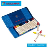 STOCKMAR シュトックマー みつろう スティッククレヨン　16色 （缶ケース入り）　ST32002【メール便利用…
