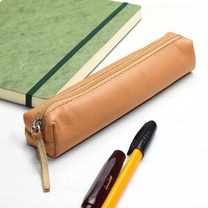 N[tHe[k@ {v X yP[X i` cf410000 Clairefontaine Leather Slim Pencil Case Natural [A   [ ̓X tCnCg Freiheit]