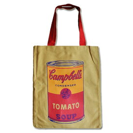 GALISON ウォーホル トートバッグ Campbell Soup キャンベルスープ 【メール便利用可能】 [ エコバッグ ショッピングバッグ おしゃれ デザイン ギフト プレゼント ]