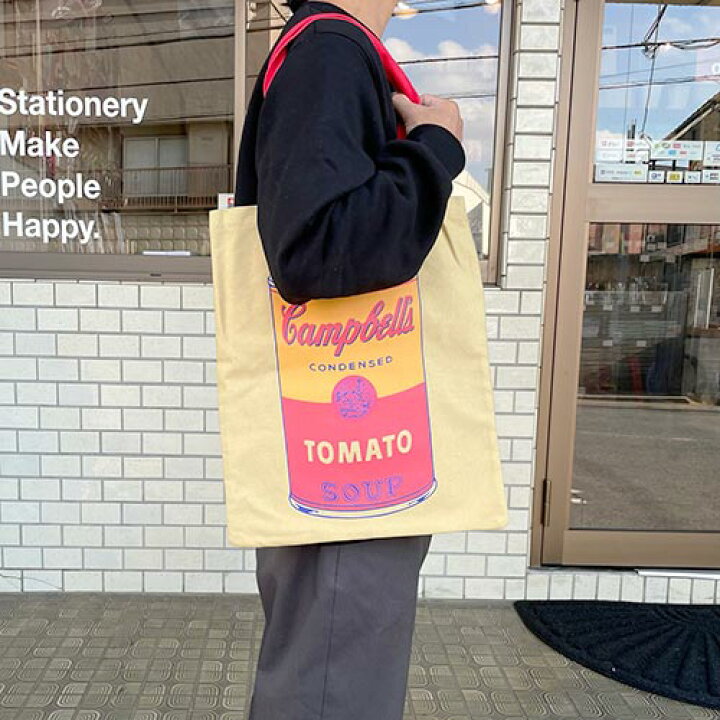 楽天市場】GALISON ウォーホル トートバッグ Campbell Soup キャンベル