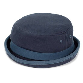 ポークパイハット メンズ レディース スウェット ブルー 青色 ハット帽子 男女兼用 帽子 58cm フリーサイズ