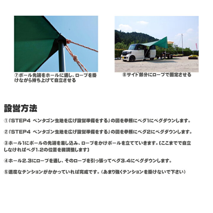 楽天市場】BMS カーサイドペンタゴン 1.7mタイプ 3.0mタイプ 日本製 