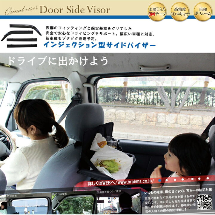 楽天市場 スズキ ジムニー Jb23w サイドバイザー ドアバイザー スモーク Diy カーパーツ カー用品 社外 カスタム 車種専用 日除け オプション 雨除け 金具 専用 セット 新品 通信販売専門店 コクーン
