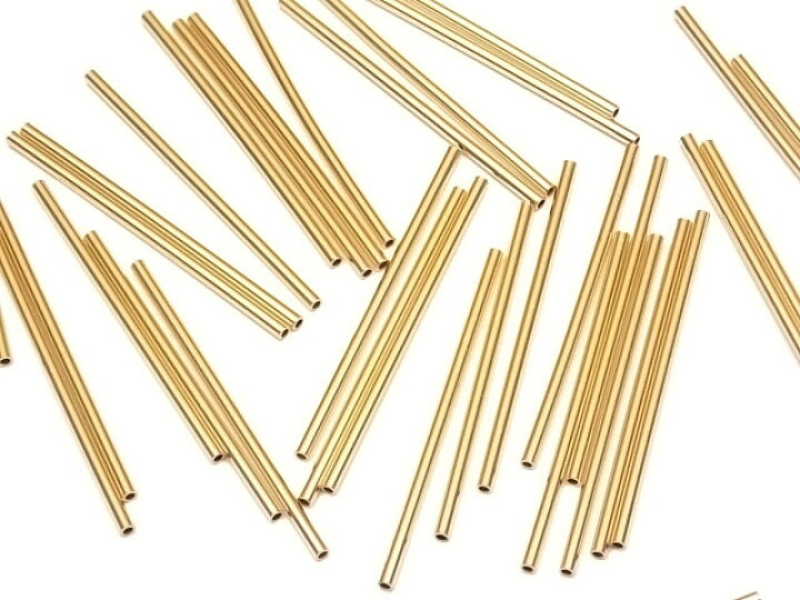 楽天市場】14KGF チューブ ストレート 25.5×1mm［0.7mm穴］【4コ販売 