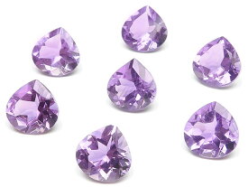 ブラジル産 アメジスト マロンファセットカット ルース 8mm【5コ販売】▽ アメシスト 紫水晶 Amethyst 2月の誕生石 裸石 粒売り 天然石 ビーズ パワーストーン パーツ アクセサリー 素材 材料