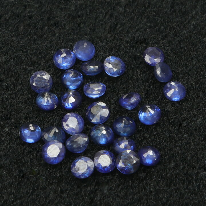 楽天市場】アフリカ産 サファイア コインファセットカット ルース 3mm 